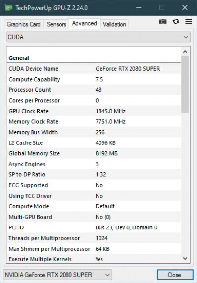 Обзор и тестирование видеокарты Gigabyte GeForce RTX 2080 SUPER Gaming OC