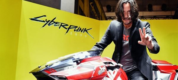 Киану Ривз посетил стенд Cyberpunk 2077 на TGS 2019